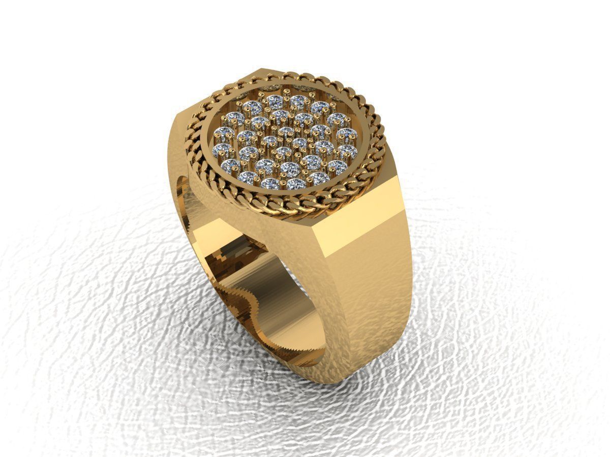 Chain ring 3D print model_1