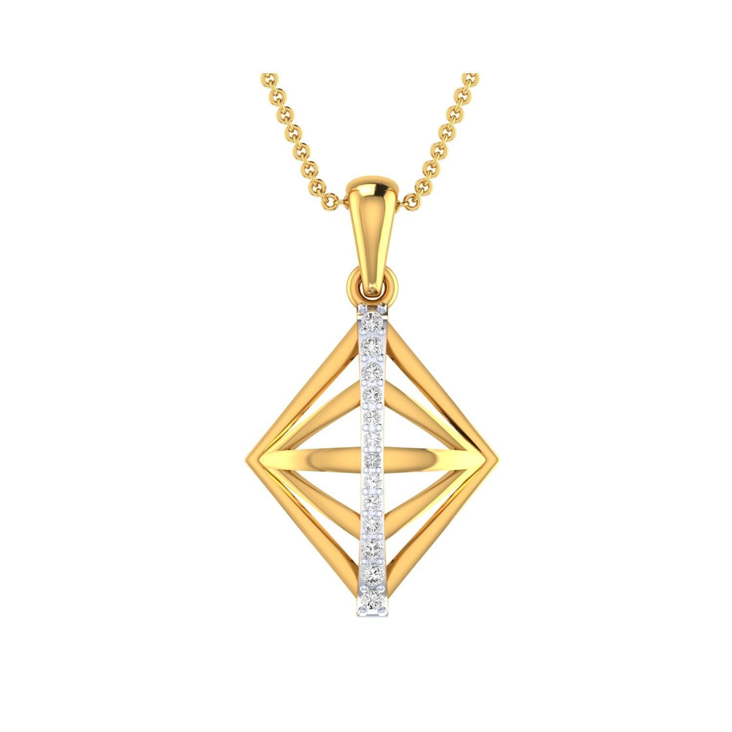 Women Pendant STL OBJ FBX Renders Details 3D print model_17