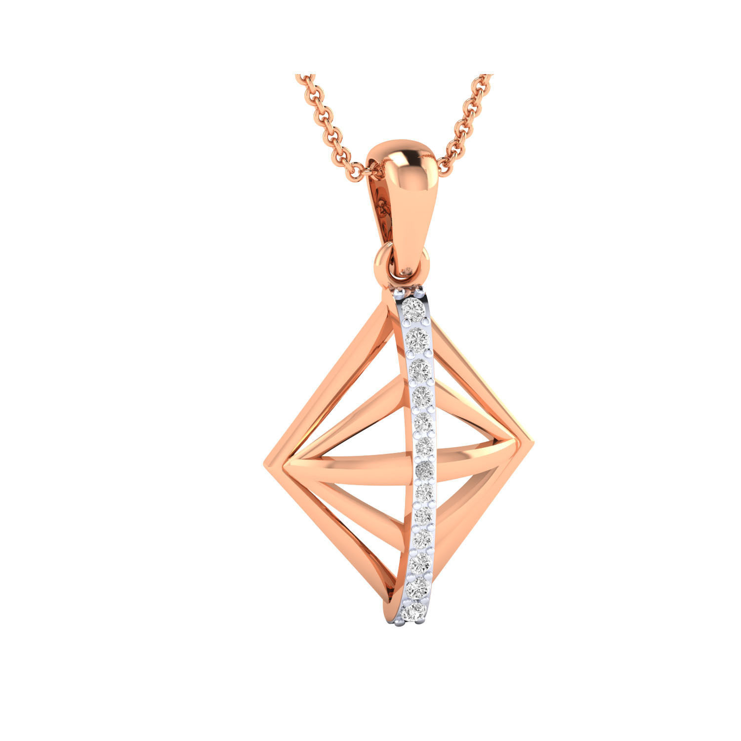 Women Pendant STL OBJ FBX Renders Details 3D print model_1