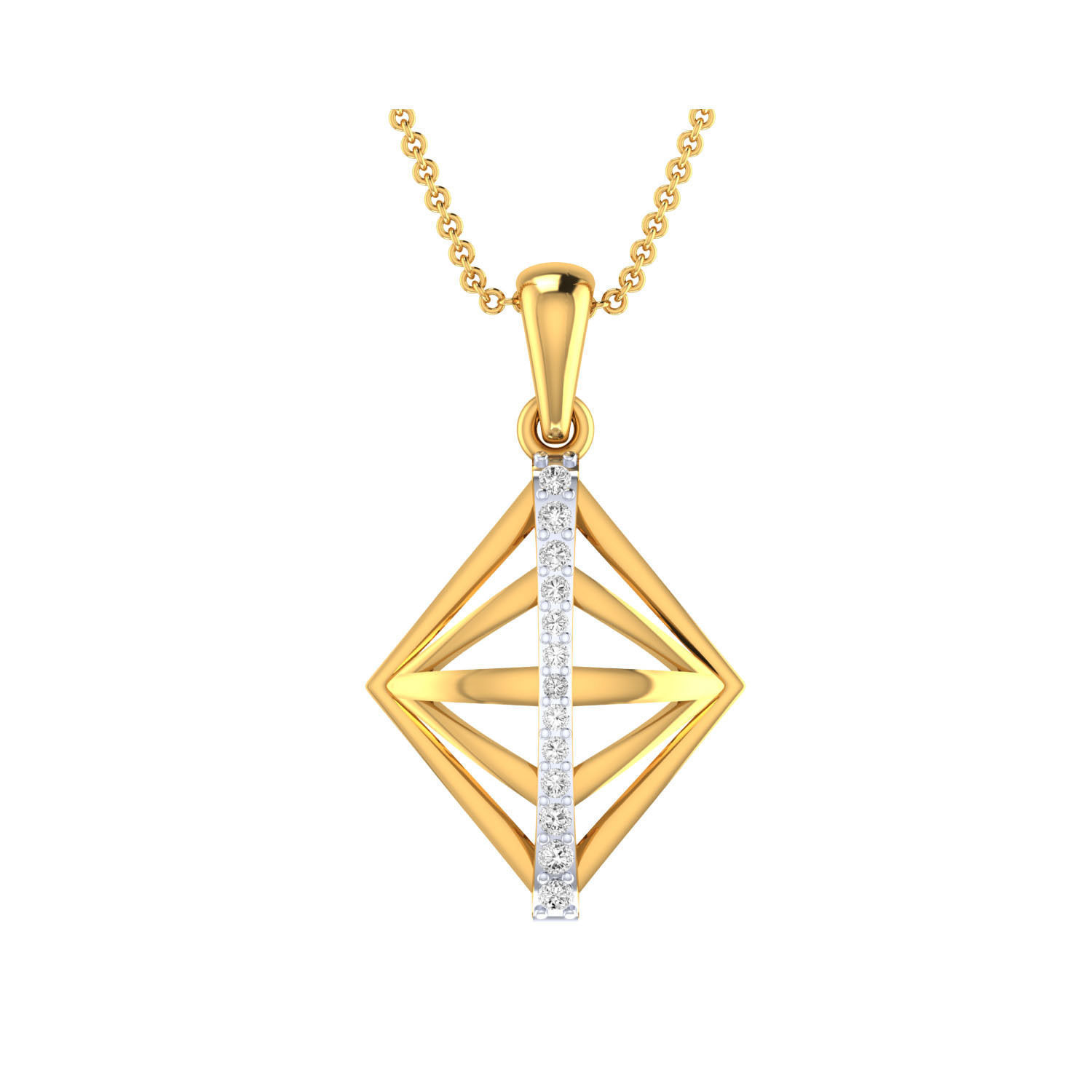 Women Pendant STL OBJ FBX Renders Details 3D print model_16