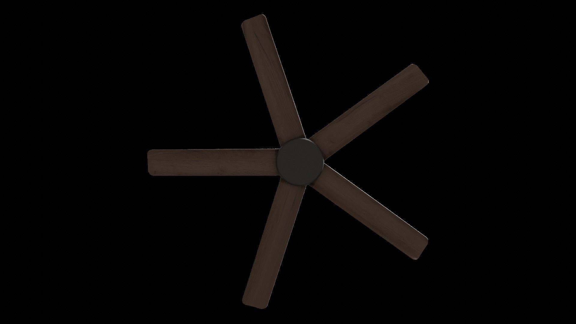Bronx 56 Dc Ceiling Fan Dark Koa Low-poly 3D model_8