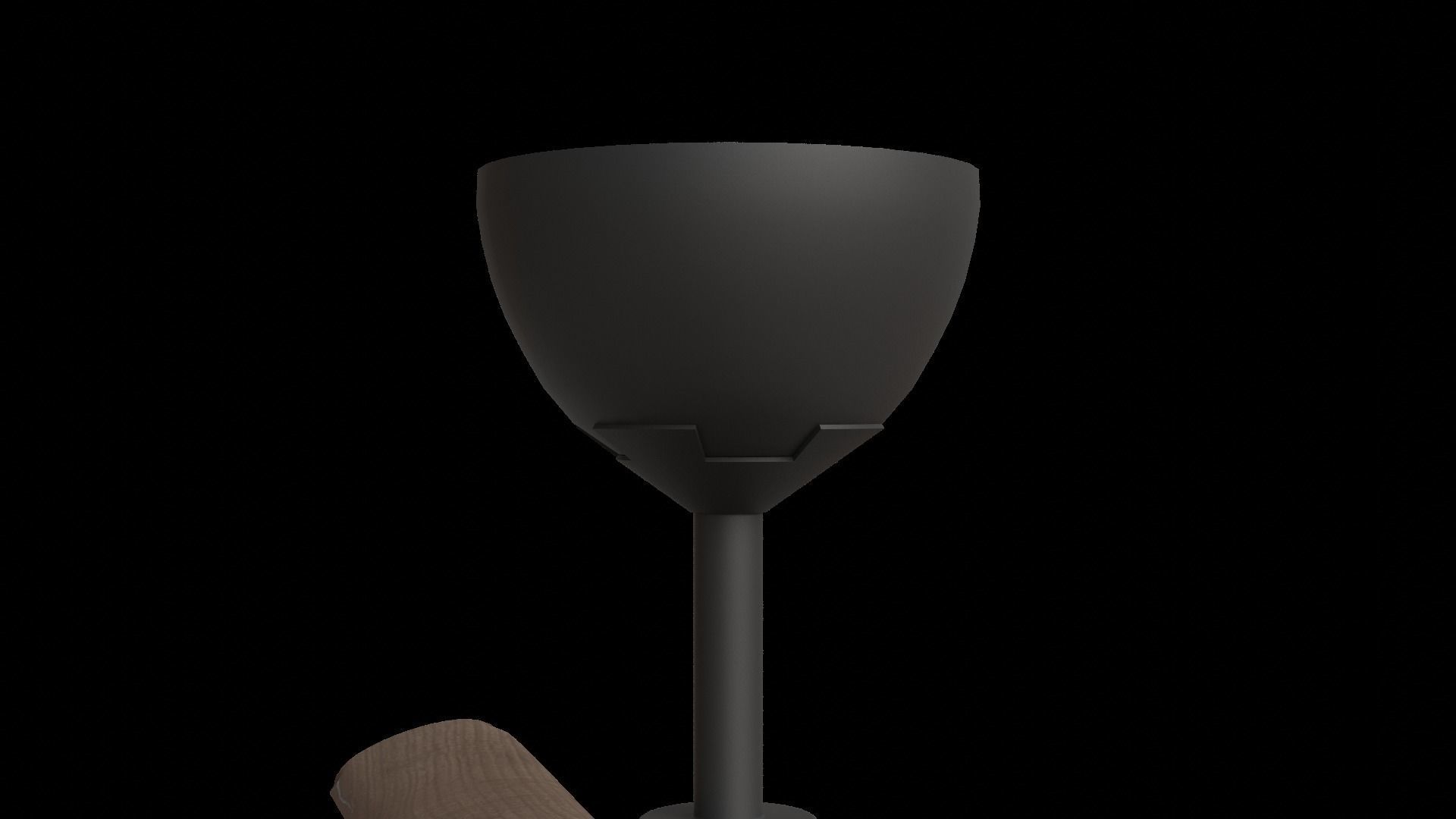 Bronx 56 Dc Ceiling Fan Dark Koa Low-poly 3D model_9