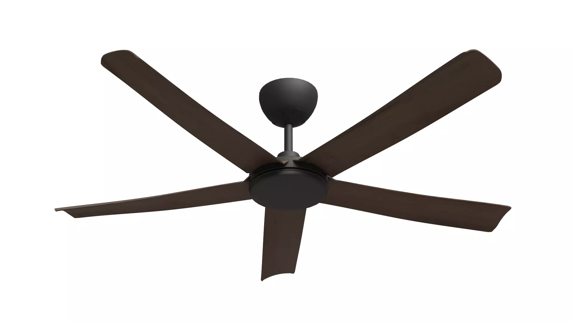 Bronx 56 Dc Ceiling Fan Dark Koa Low-poly 3D model_0