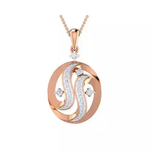 Women Pendant STL OBJ FBX Renders Details