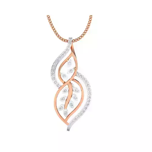 Women Pendant STL OBJ FBX Renders Details