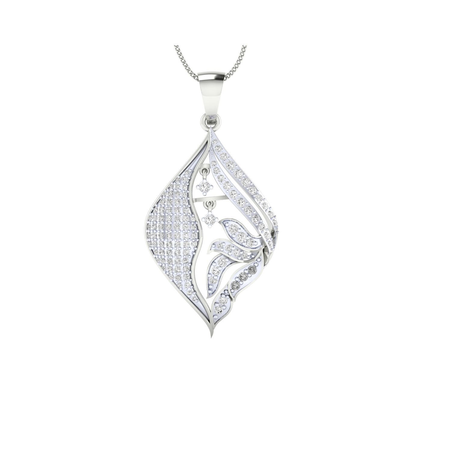 Women Pendant STL OBJ FBX Renders Details 3D print model_16