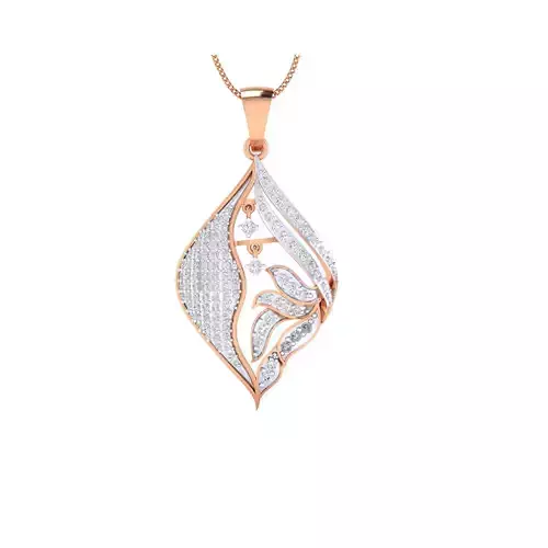 Women Pendant STL OBJ FBX Renders Details