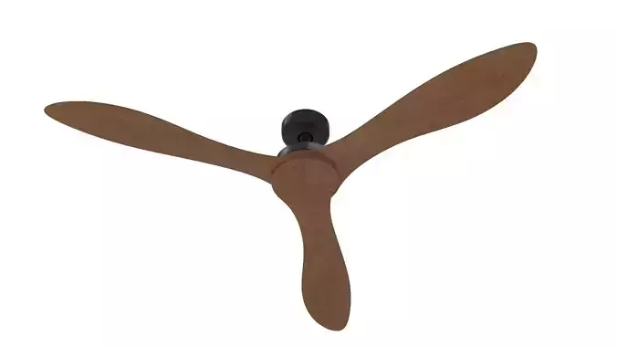 Capri 52 Dc Ceiling Fan Low-poly 3D model