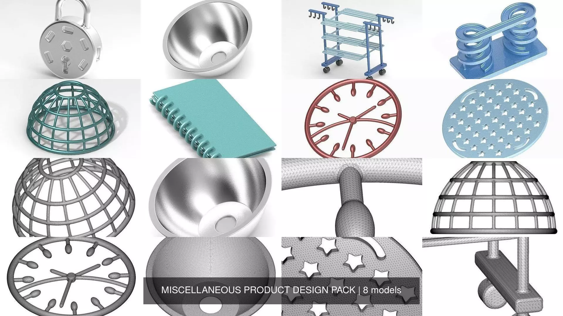 MISCELLANEOUS PRODUCT DESIGN PACK 3D Model Collection_0