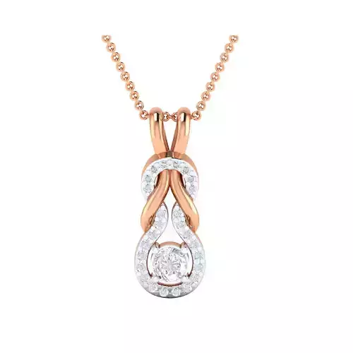 Women Pendant STL OBJ FBX Renders Details