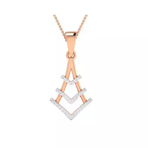 Women Pendant STL OBJ FBX Renders Details