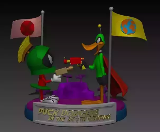 Duck Dodgers in the 24th and a half Century 3D print model