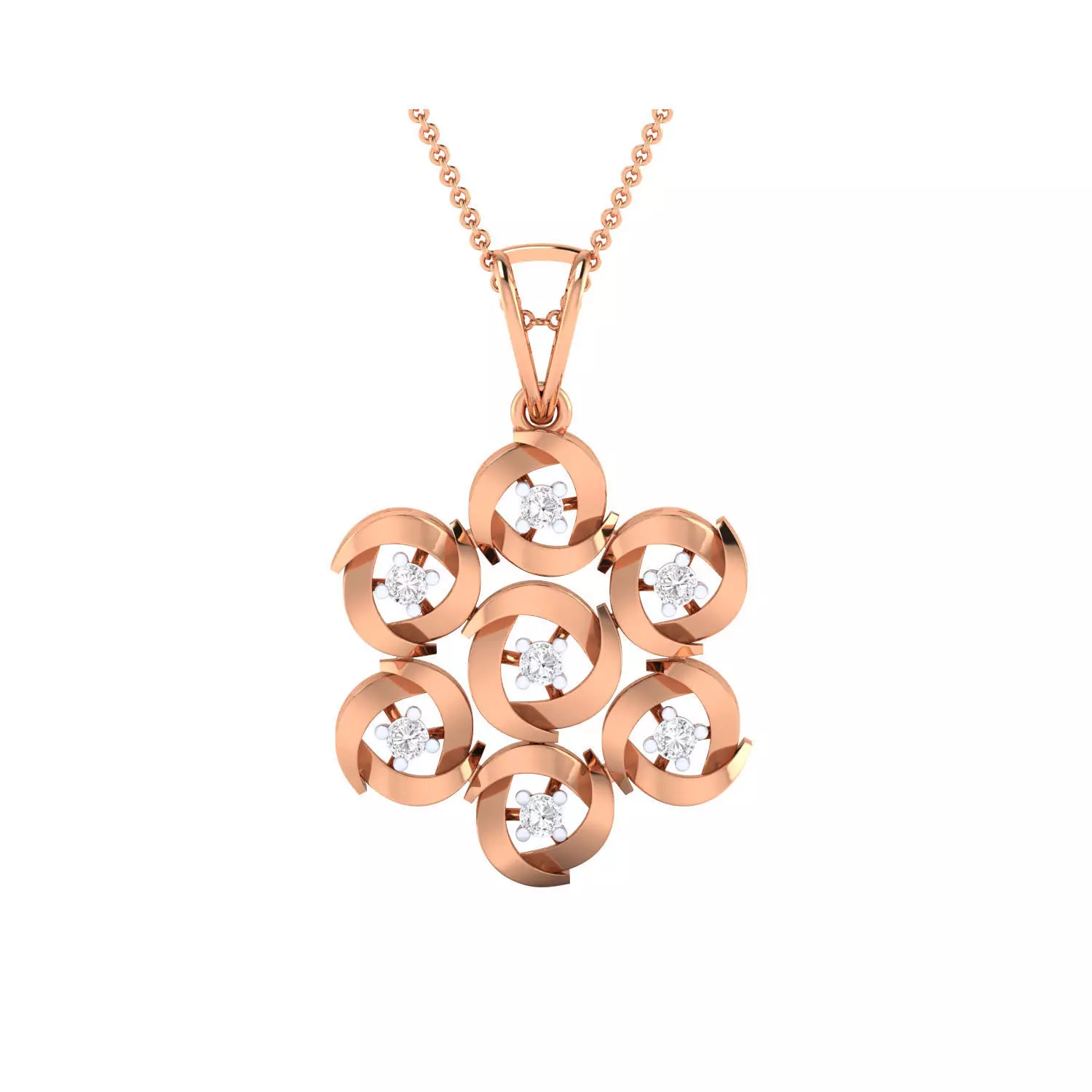 Women Pendant STL OBJ FBX Renders Details 3D print model_0