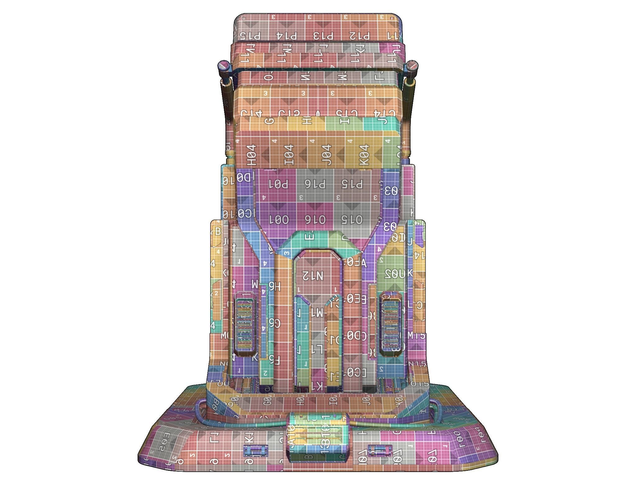 Scifi Terminal 3D model_14