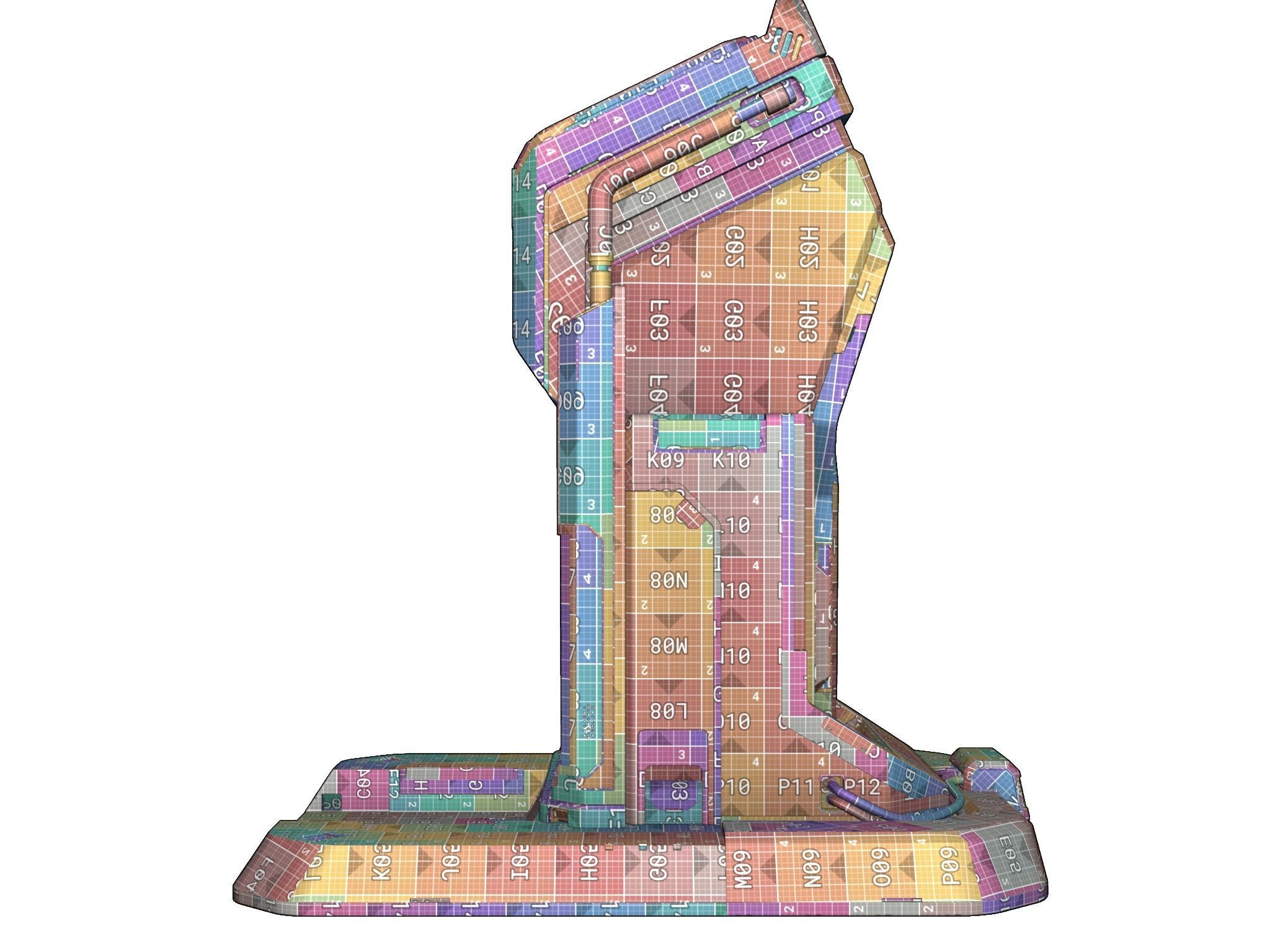 Scifi Terminal 3D model_16