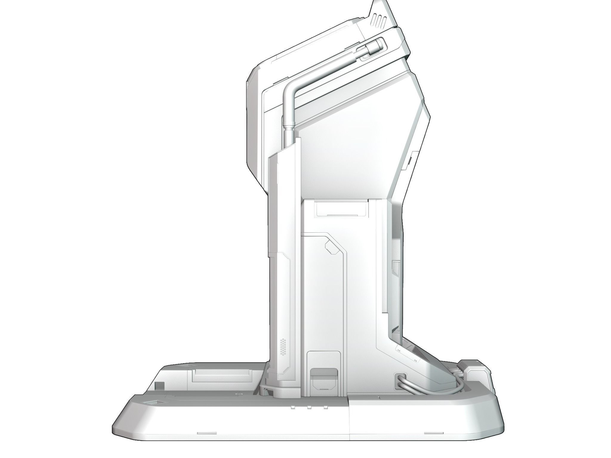 Scifi Terminal 3D model_10