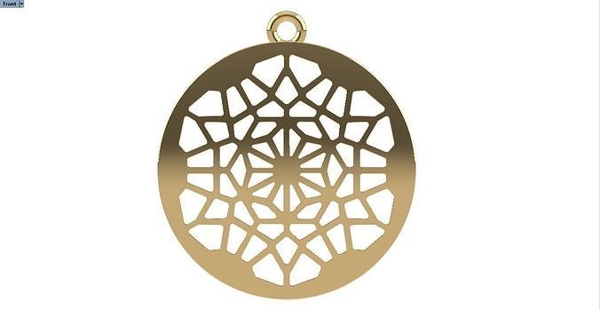 JATASYA GOLD PENDANT 3D print model