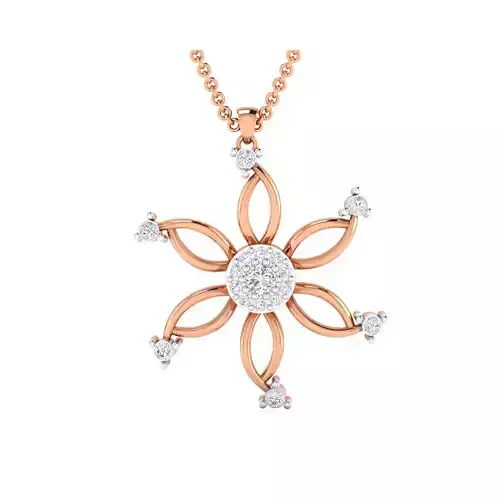 Women Pendant STL OBJ FBX Renders Details