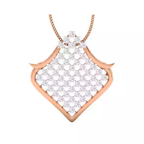 Women Pendant STL OBJ FBX Renders Details