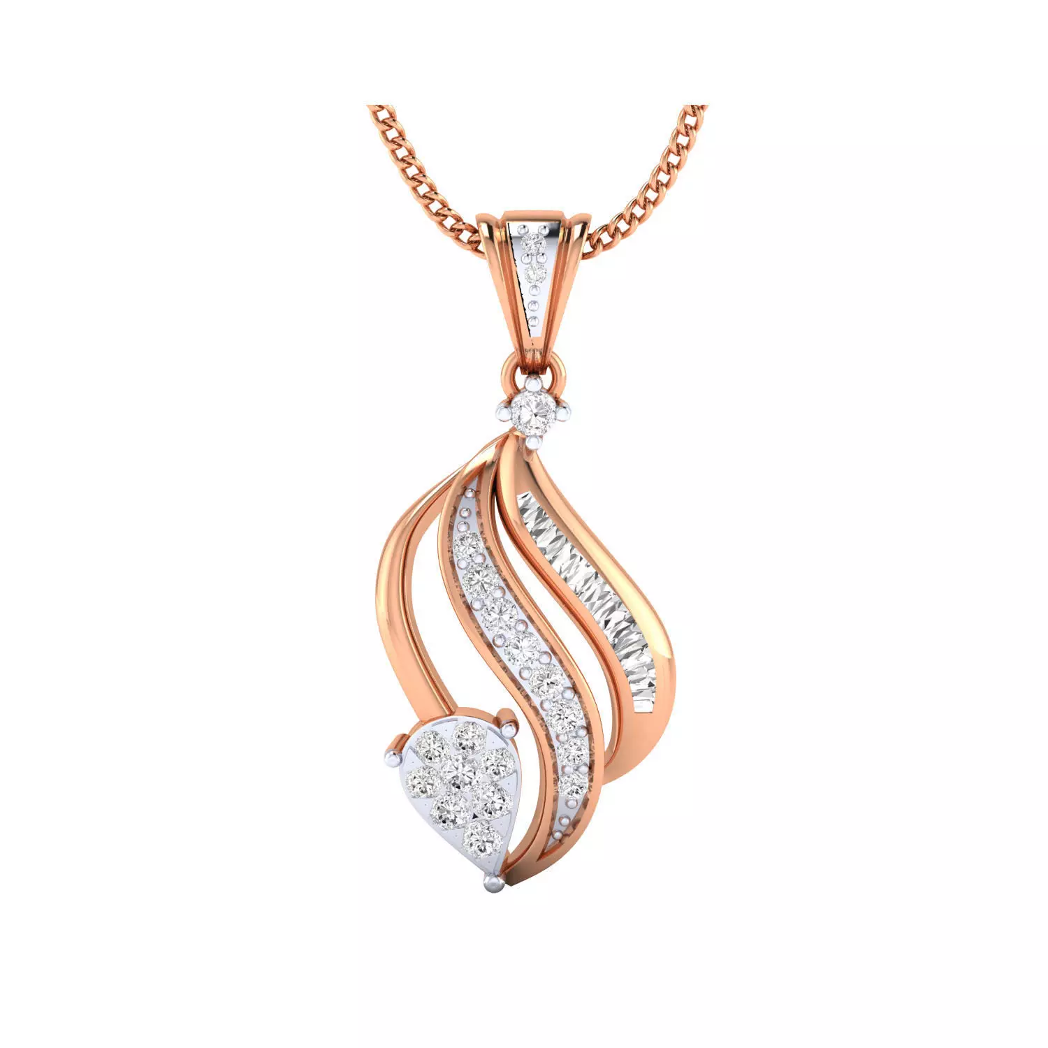 Women Pendant STL OBJ FBX Renders Details 3D print model_0