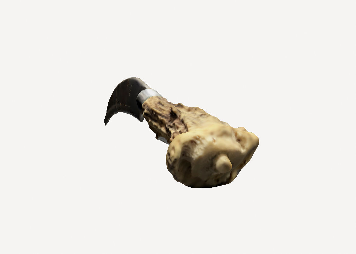 Bone Knife 3D print model_4