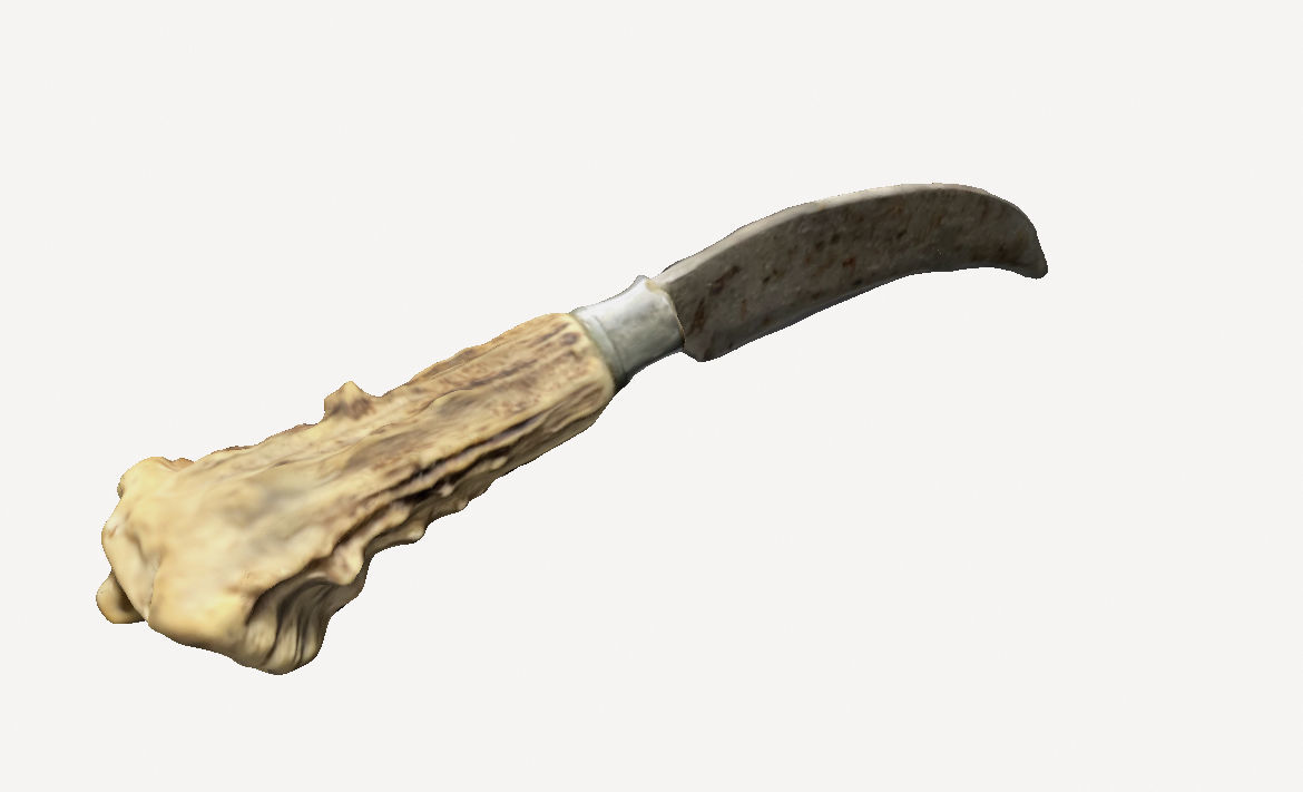 Bone Knife 3D print model_2