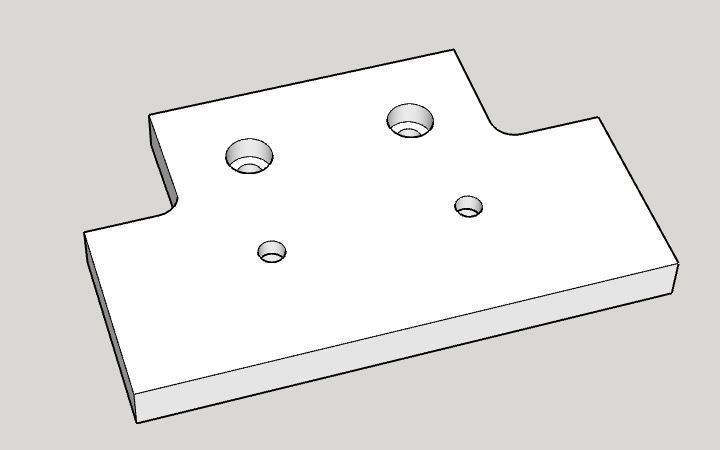 Two Tree Bluer Direct Drive -Original Mount KIT-4 3D print model_2