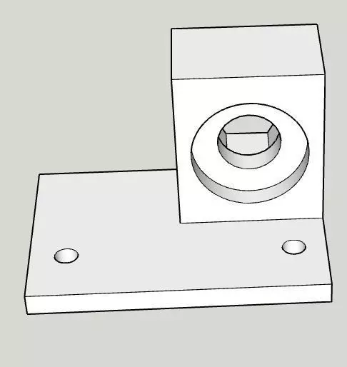 Two Tree Bluer Direct Drive -Original Mount KIT-4 3D print model_0