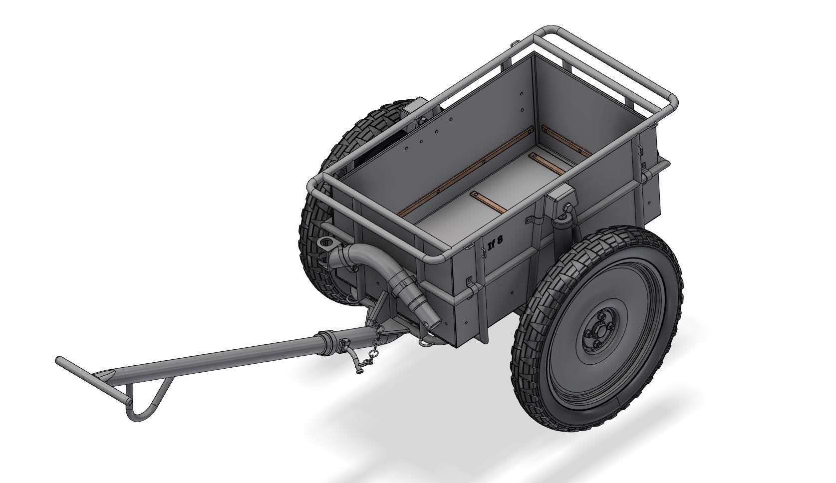 If-8 infanteriekarren - ammunition infantry germany vehicle 3D print model_3