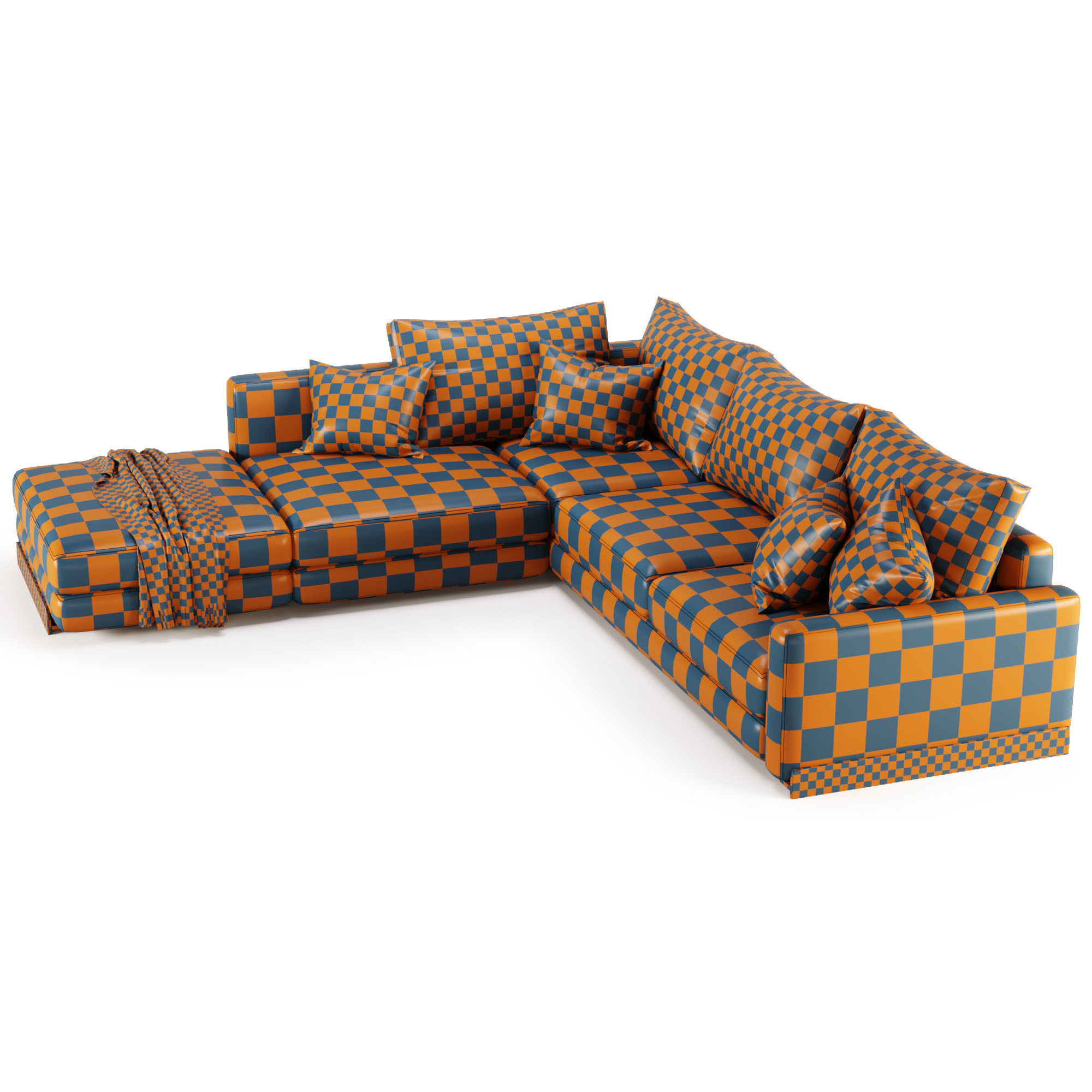 Arflex Rendez-Vous D120 Sofa 3D model_10
