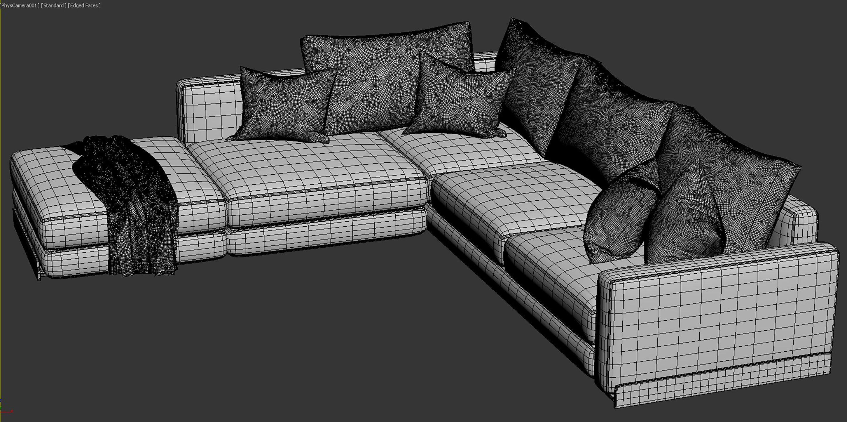 Arflex Rendez-Vous D120 Sofa 3D model_14