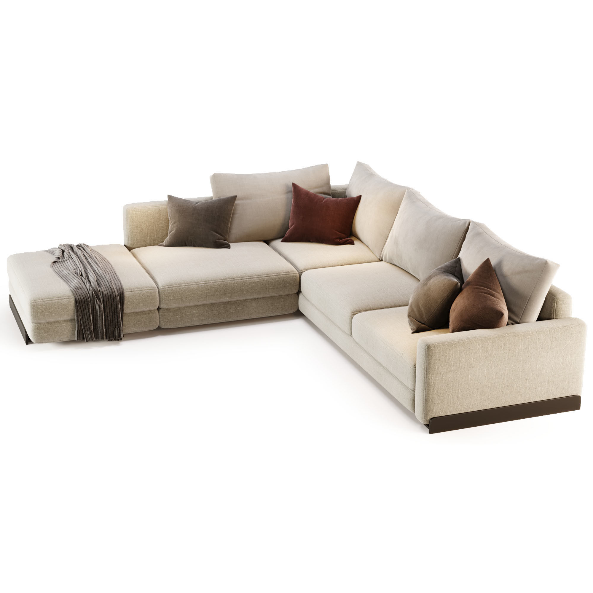 Arflex Rendez-Vous D120 Sofa 3D model_7