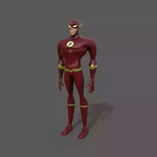 The Flash 3D model