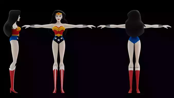 Wounder Woman 2009  3D Model 