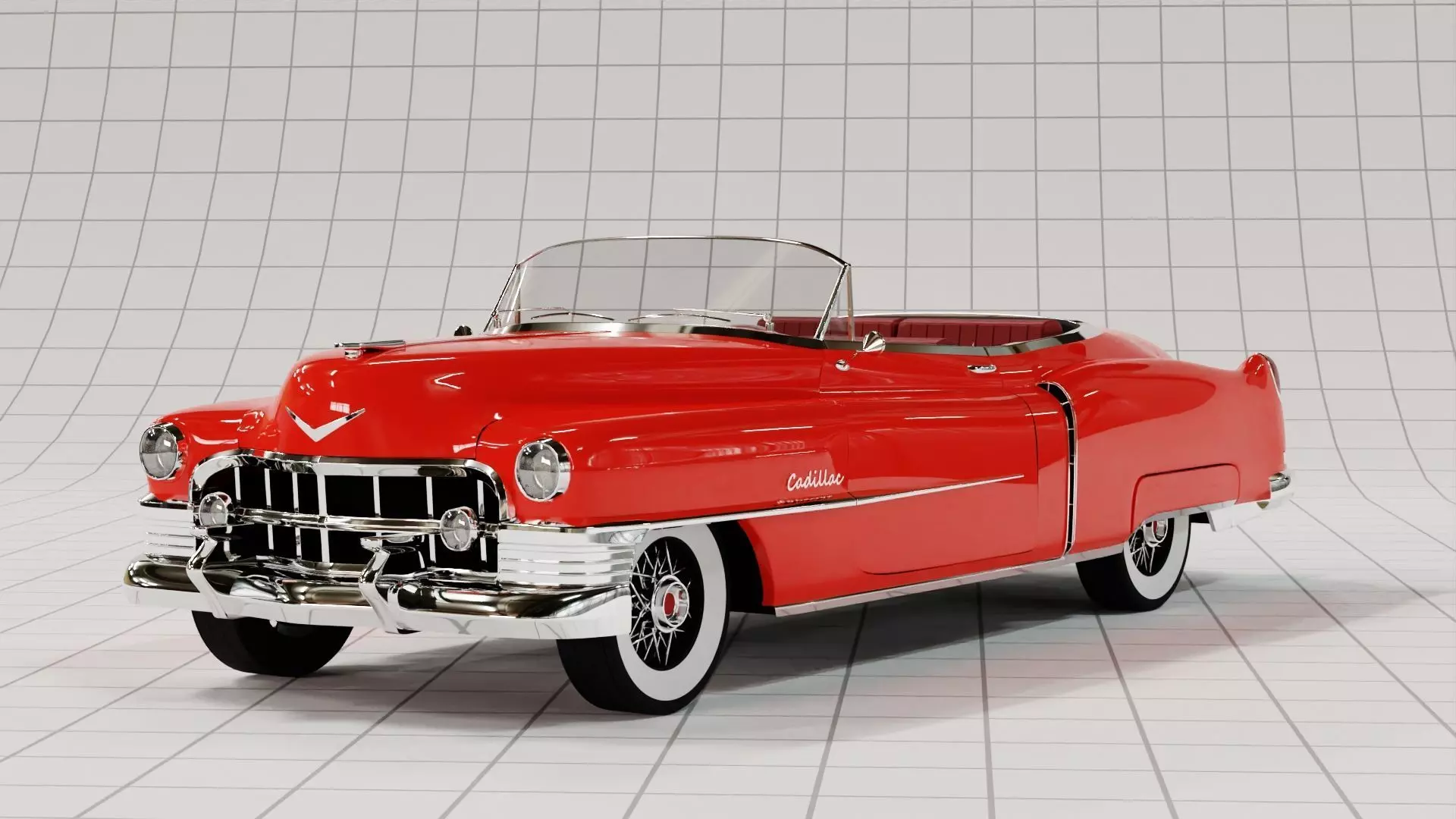 Cadillac 1950 Series 62 Convertible 3D model