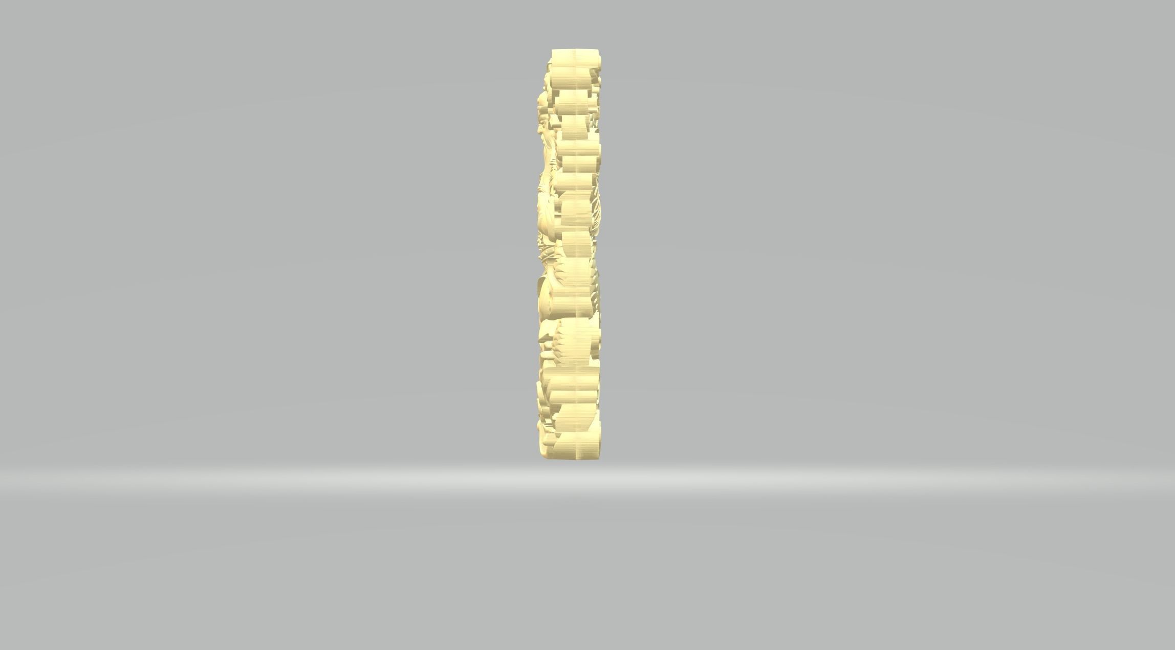 Guan Yu Pendant 3D print model_3