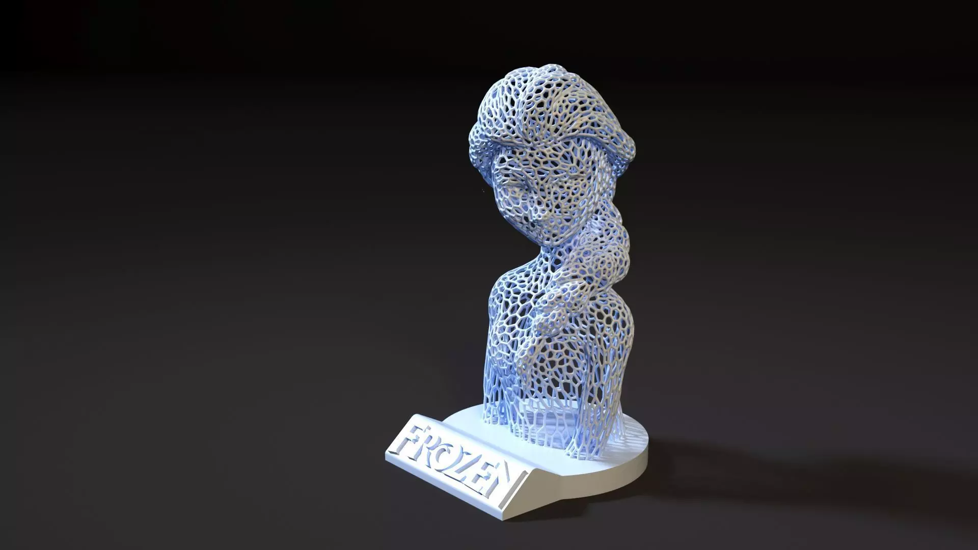 Frozen Elsa 3D print model_0