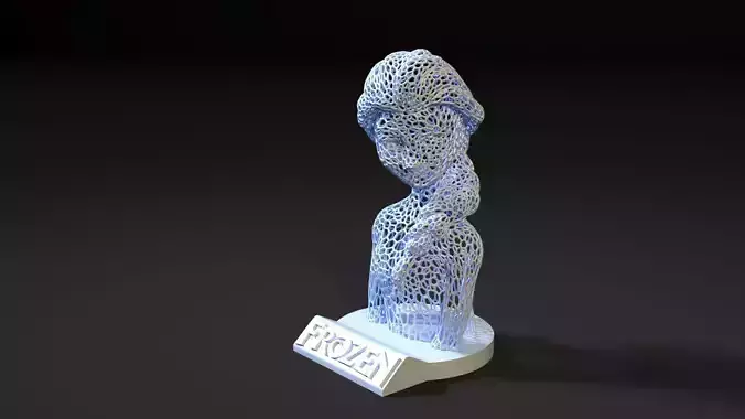 Frozen Elsa 3D print model