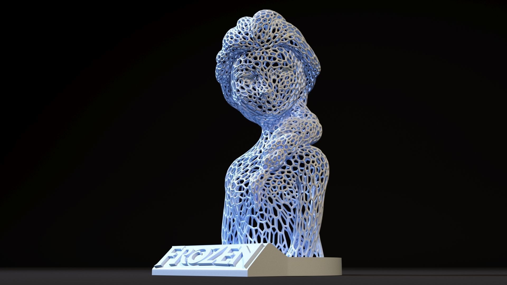 Frozen Elsa 3D print model_9