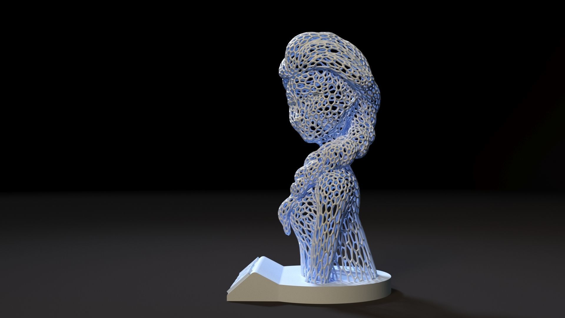 Frozen Elsa 3D print model_1