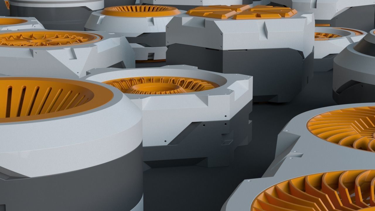 Sci-Fi Details Kit-Bash VOL03 3D model_4