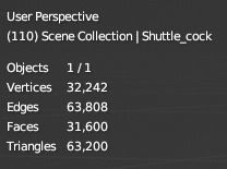 Shuttlecock Model 3D model_9