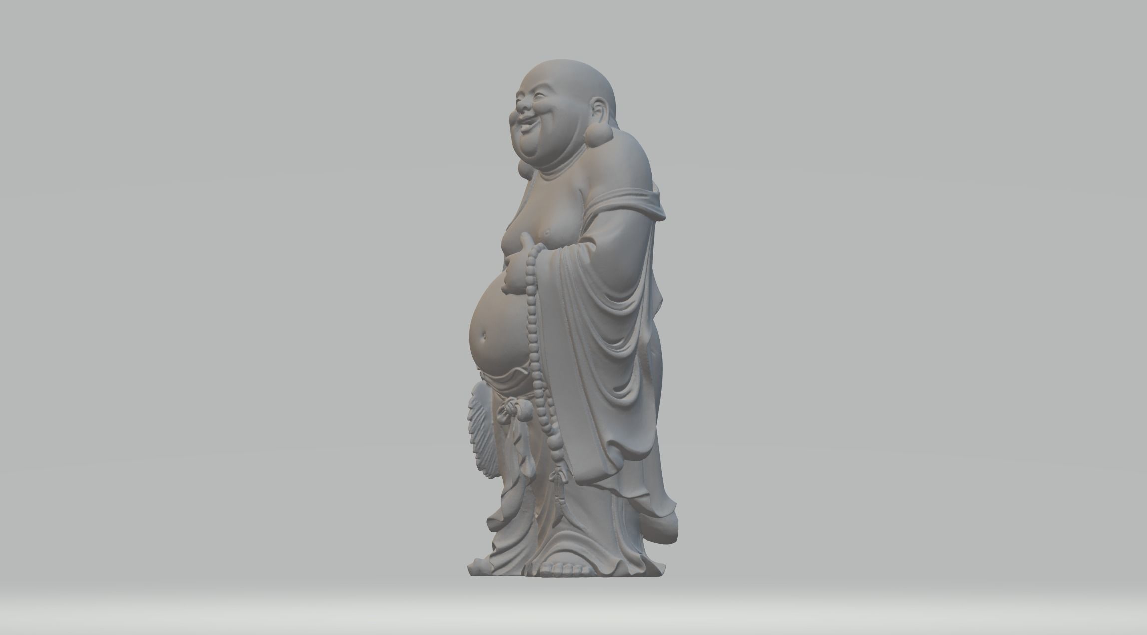Buddha Maitreya 3D print model_1