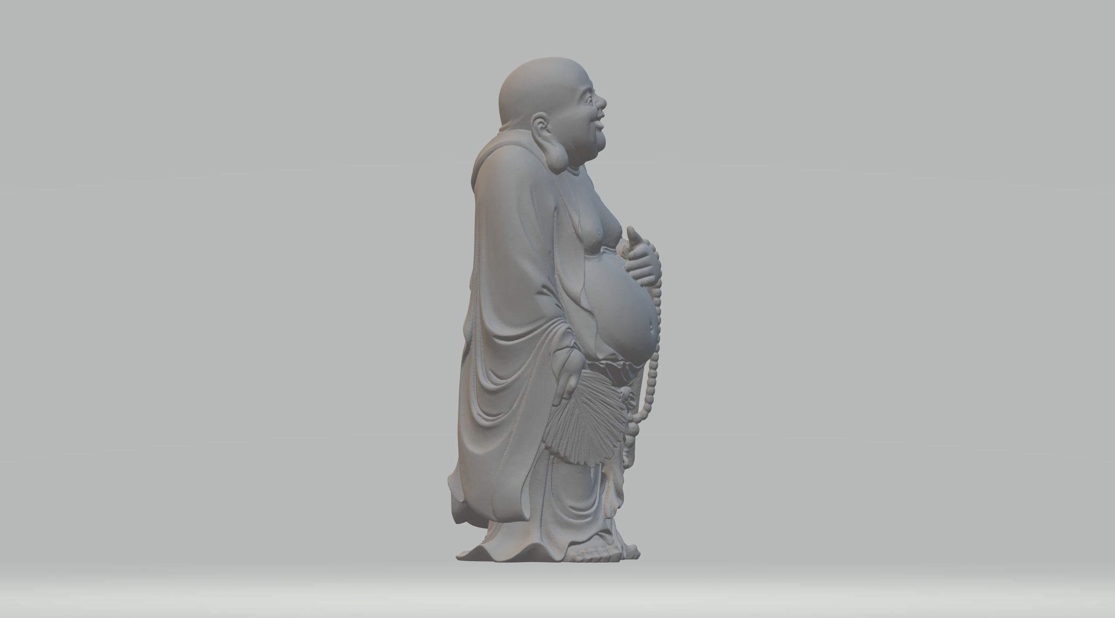 Buddha Maitreya 3D print model_3