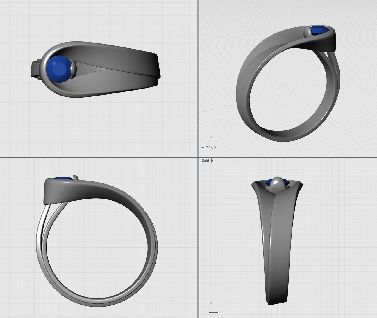 Tape Ring R 35 3D print model_5