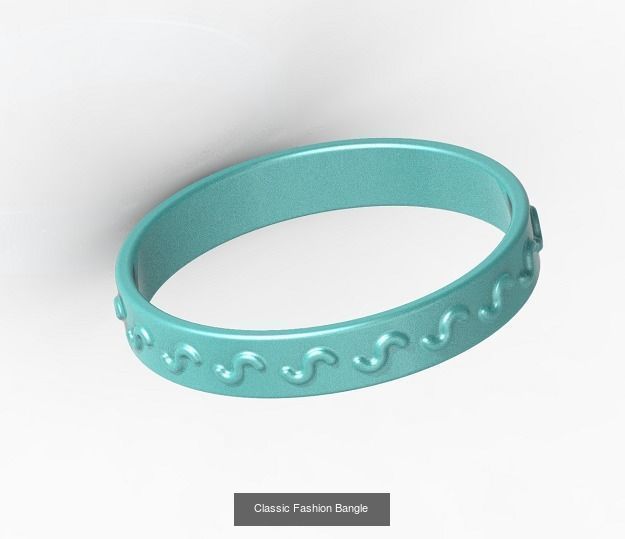 STYLISH FANCY BANGLE PACK 3D Model Collection_3