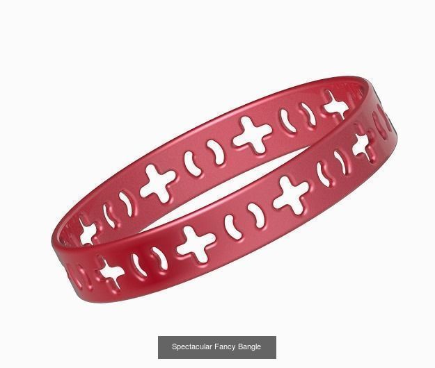STYLISH FANCY BANGLE PACK 3D Model Collection_7