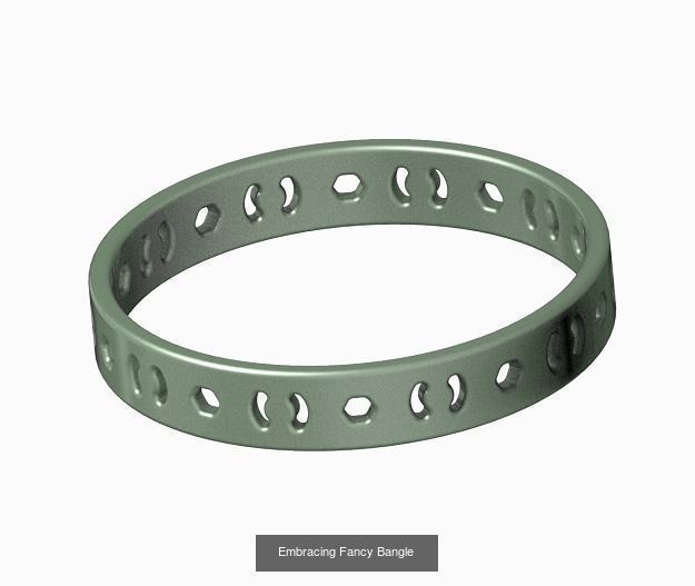 STYLISH FANCY BANGLE PACK 3D Model Collection_4