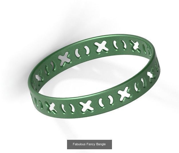 STYLISH FANCY BANGLE PACK 3D Model Collection_6