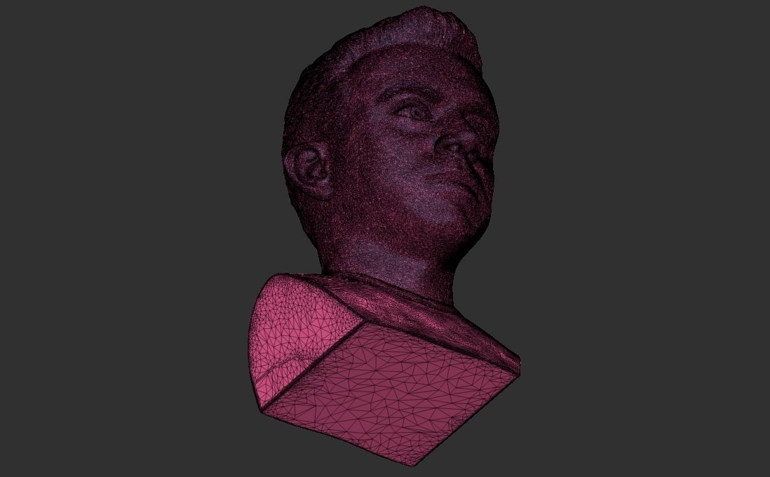 Xavi Hernandez bust for 3D printing 3D print model_32